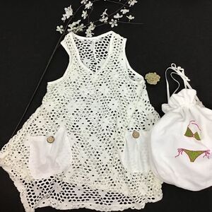 Kaktus  Swim Cover up and Bag Size S